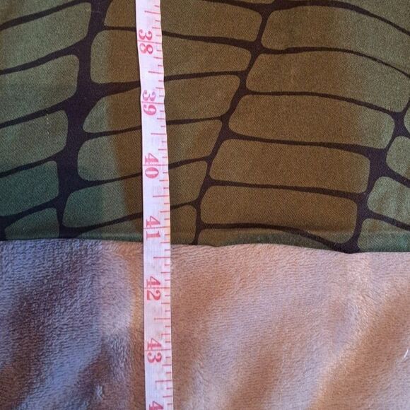 Lela Rose Women's Size 10 Sleeveless V-Neck Sheath Dress Green &Black Silk Blend - Picture 9 of 12